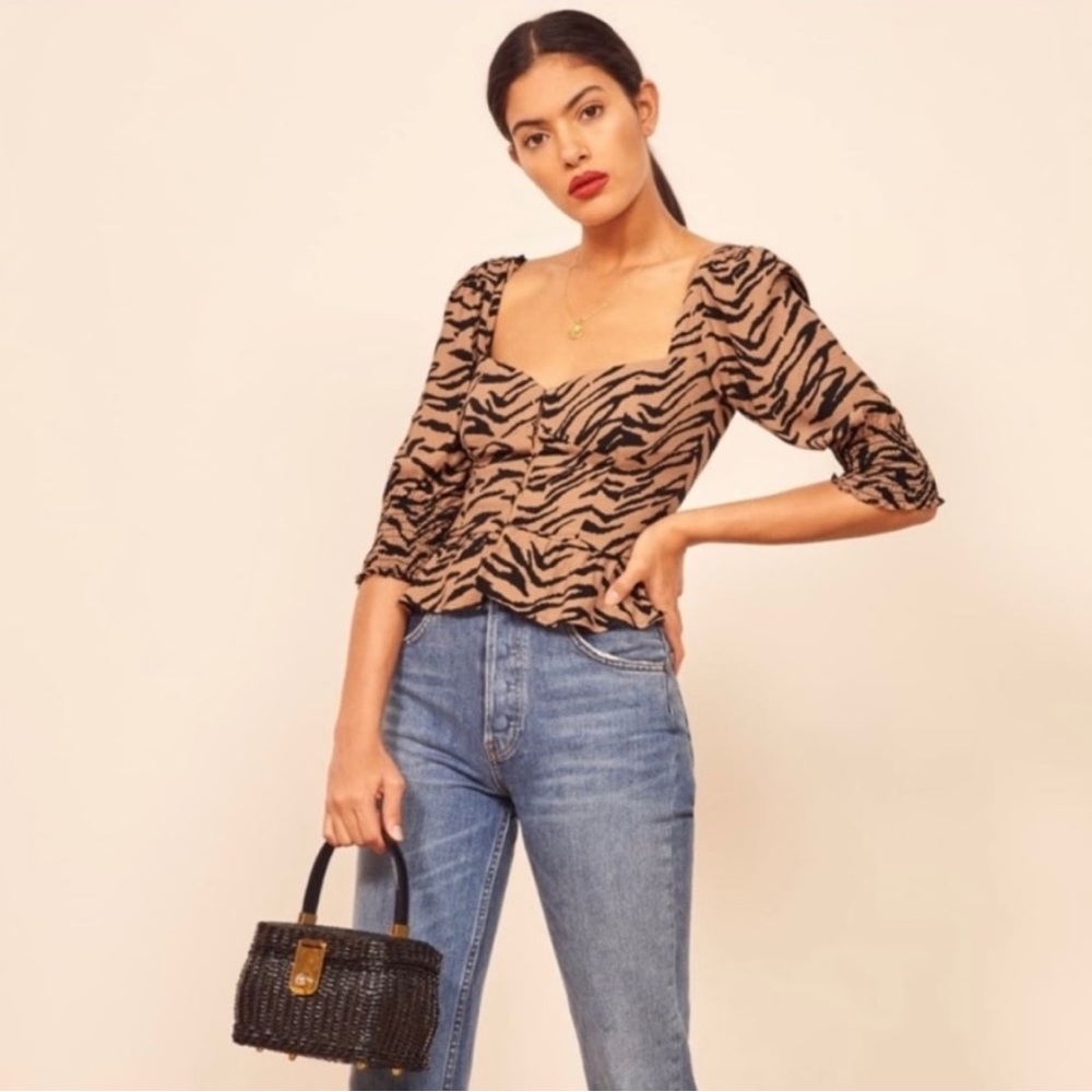 Reformation Dallas Top in Rajah